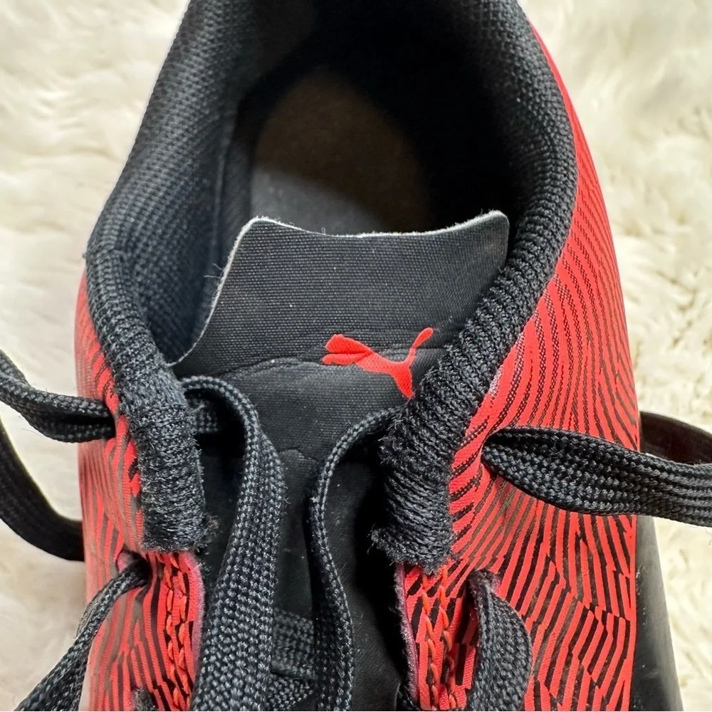 Puma Spirit II Cleats Red & Black Size 1 - Picture 16 of 16
